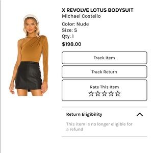 NWT beautiful Micheal Costello body suit